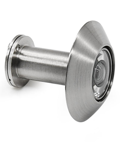 Anti-Prying Door Viewer Solid Brass 220-Degree Peephole - Earl Diamond